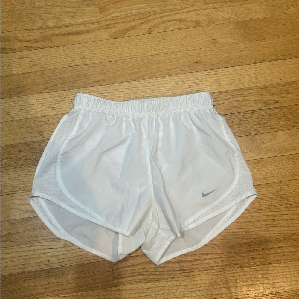 S Nike White Dri-Fit Shorts